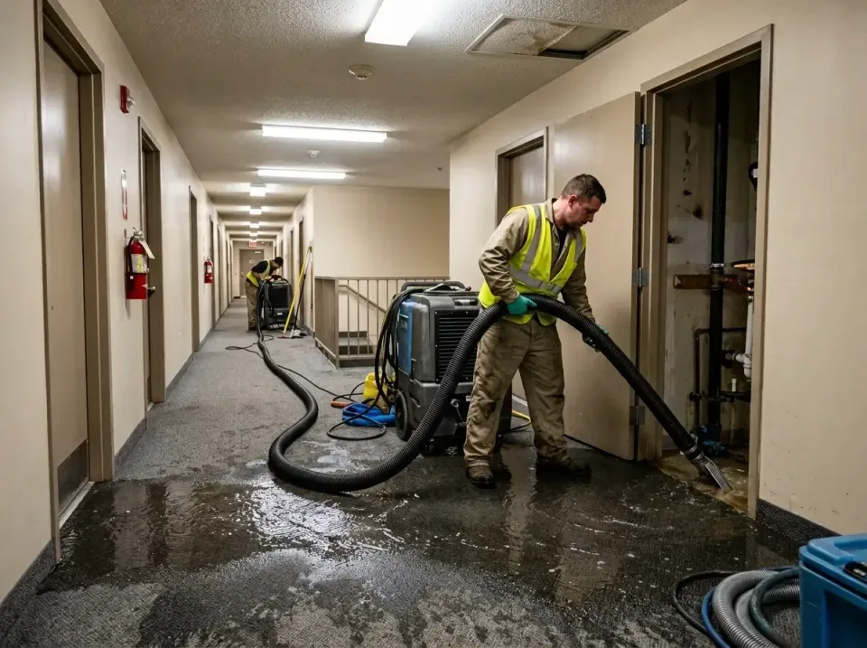 multi-unit-apartment-hallway-f-005 — frequently asked questions, Emergency Burst Pipe Water Extraction & Removal in Eagar, AZ